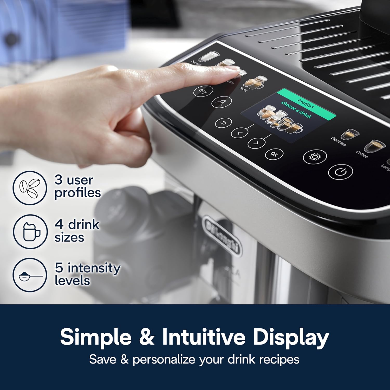 De'Longhi Magnifica Evo Next – Automatic Espresso Machine with Grinder & Milk Frother